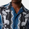 Printed Silk Twill Slim Shirt Printed Silk Twill Slim Shirt