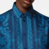 Printed Silk Twill Slim Shirt Printed Silk Twill Slim Shirt