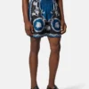 Printed Silk Twill Slim Shorts Printed Silk Twill Slim Shorts
