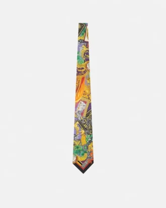 Printed Silk Twill Tie