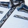 Printed Striped Cotton-Poplin Shirt Printed Striped Cotton-Poplin Shirt
