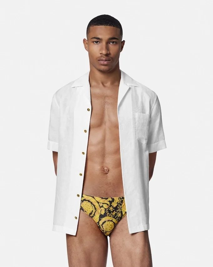 Printed Swim Briefs Printed Swim Briefs
