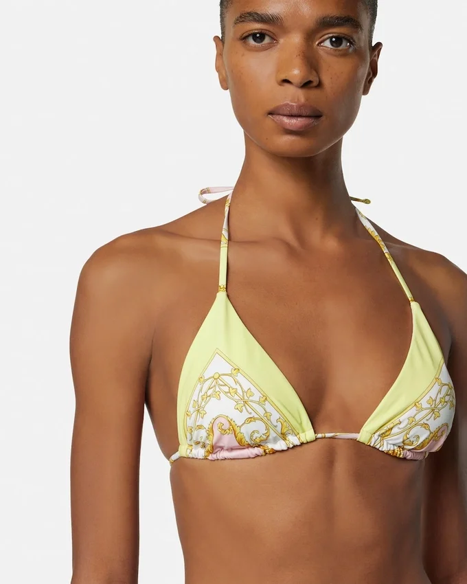 Printed Triangle Bikini Top Printed Triangle Bikini Top