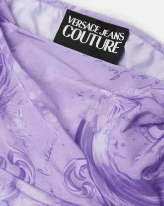 Printed Viscose Draped Top