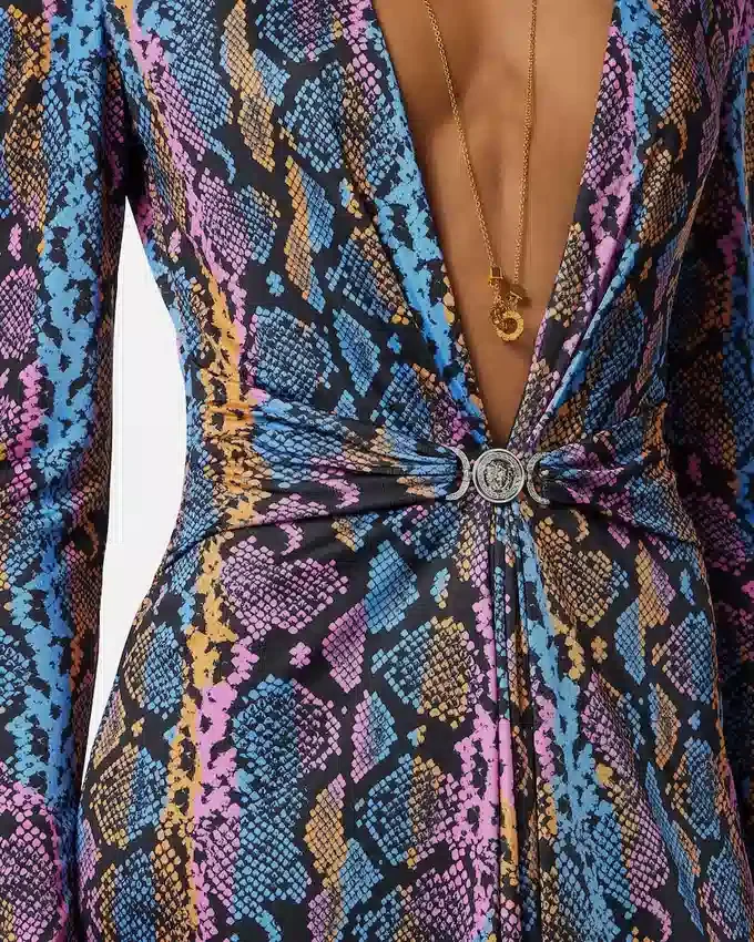 Printed Viscose-Jersey Midi Dress Printed Viscose-Jersey Midi Dress
