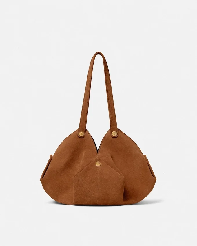 Protea Suede Shoulder Bag Protea Suede Shoulder Bag
