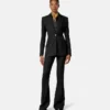 Python-Jacquard Wool-Blend Blazer Python-Jacquard Wool-Blend Blazer