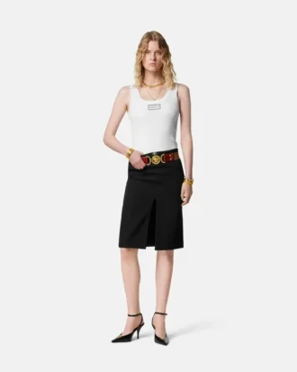 Ribbed Stretch Cotton Tank Top