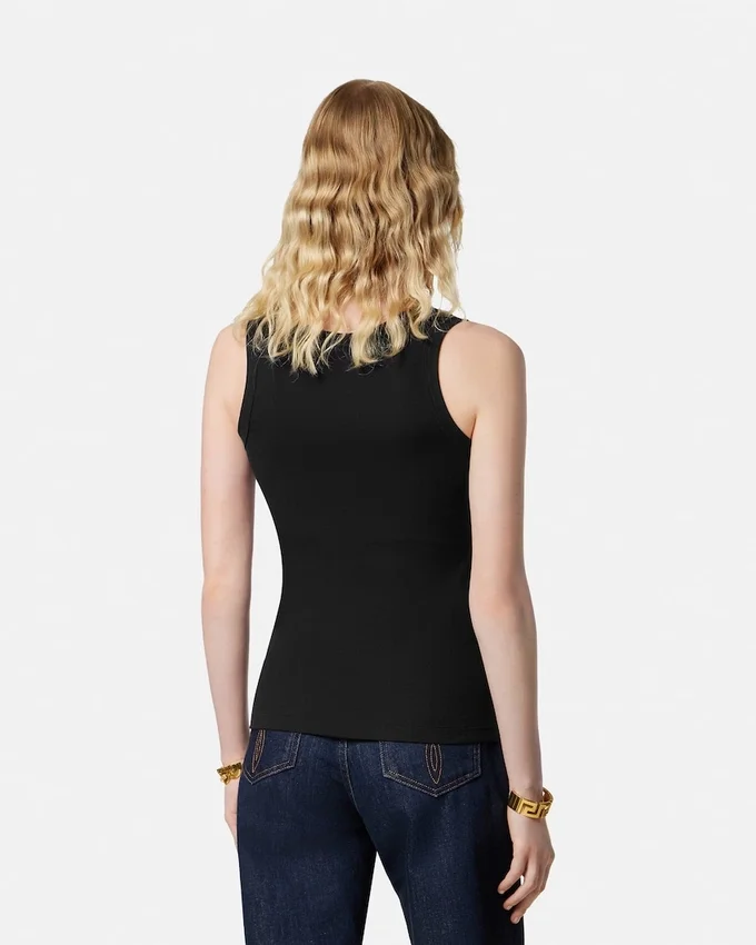 Ribbed Stretch Cotton Tank Top Ribbed Stretch Cotton Tank Top