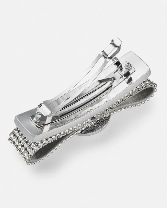 Right Metal Mesh Gianni Ribbon Hair Clip Right Metal Mesh Gianni Ribbon Hair Clip