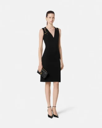 Safety Pin Cady Midi Dress