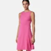 Safety Pin Draped Flared Mini Dress Safety Pin Draped Flared Mini Dress