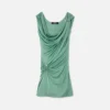 Safety Pin Draped Mini Dress Safety Pin Draped Mini Dress