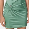 Safety Pin Draped Mini Dress Safety Pin Draped Mini Dress