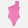Safety Pin Gathered One-Piece Swimsuit Safety Pin Gathered One-Piece Swimsuit