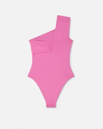 Safety Pin Gathered One-Piece Swimsuit