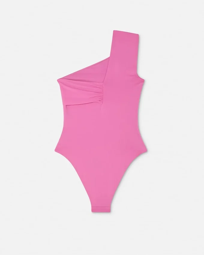 Safety Pin Gathered One-Piece Swimsuit Safety Pin Gathered One-Piece Swimsuit