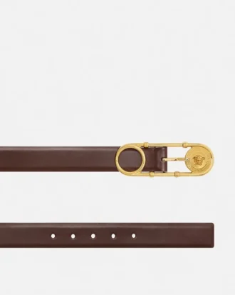 Safety Pin Leather Belt 3 cm Safety Pin Leather Belt 3 cm