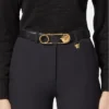 Safety Pin Leather Belt 3 cm Safety Pin Leather Belt 3 cm