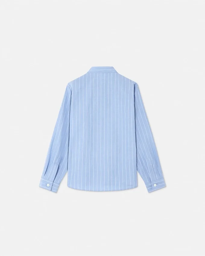 Safety Pin Logo Striped Kids Shirt Safety Pin Logo Striped Kids Shirt