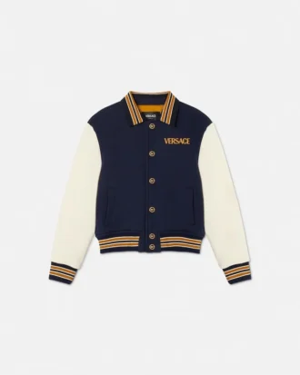 Safety Pin Logo Varsity Kids Blouson Jacket