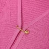 Safety Pin Ribbed Knit Fitted Cardigan Safety Pin Ribbed Knit Fitted Cardigan