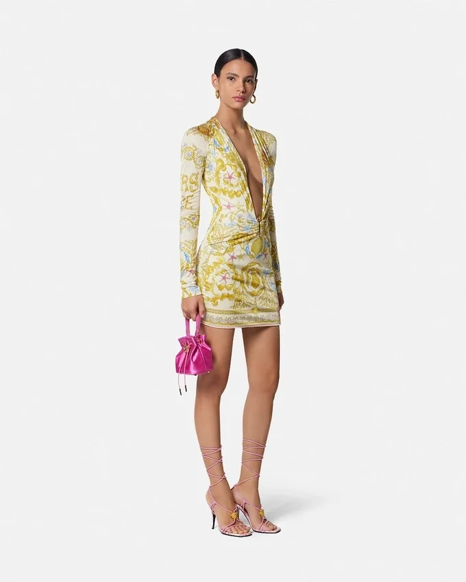 Safety Pin Underwater Barocco Mini Dress Safety Pin Underwater Barocco Mini Dress