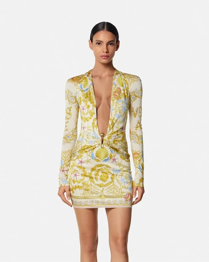 Safety Pin Underwater Barocco Mini Dress Safety Pin Underwater Barocco Mini Dress
