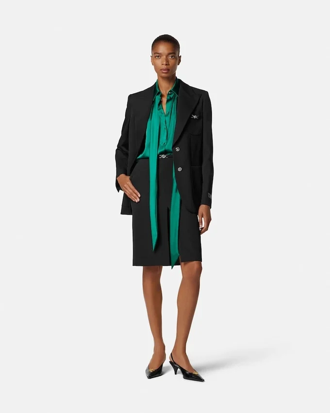 Satin Lavallière Shirt Satin Lavallière Shirt