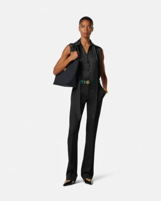 Satin Lavalli&egrave;re Shirt
