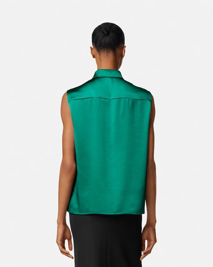 Satin Lavallière Shirt Satin Lavallière Shirt