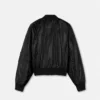 Shiny Coated Bomber Jacket Shiny Coated Bomber Jacket