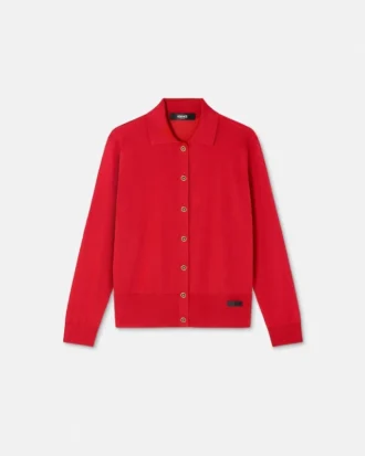 Silk-Blend Knit Cardigan