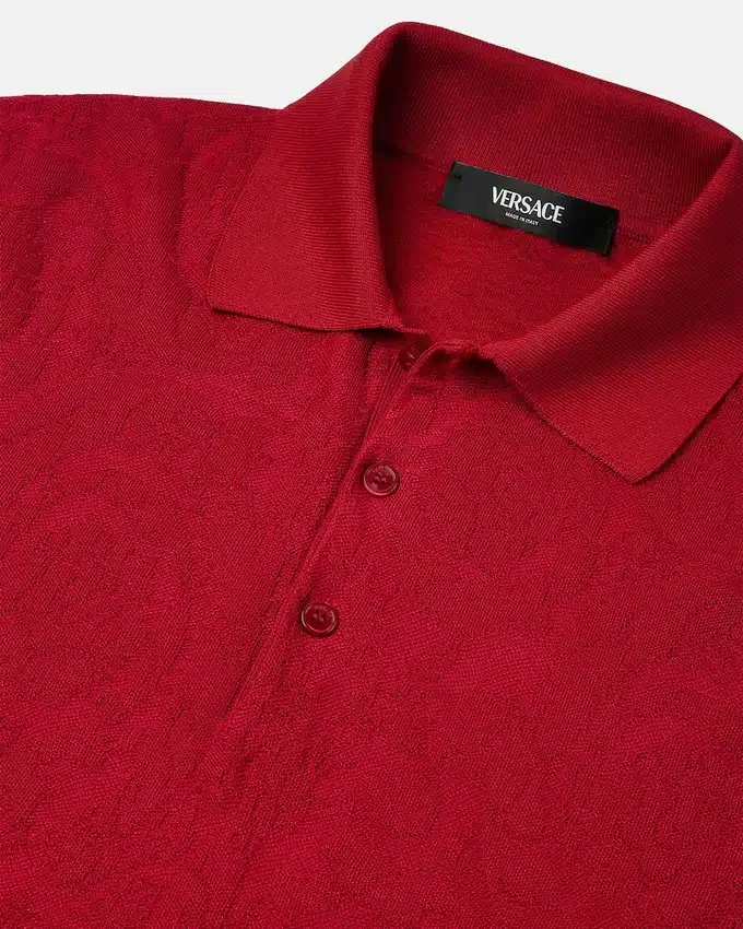 Silk-Cotton Knit Polo Silk-Cotton Knit Polo