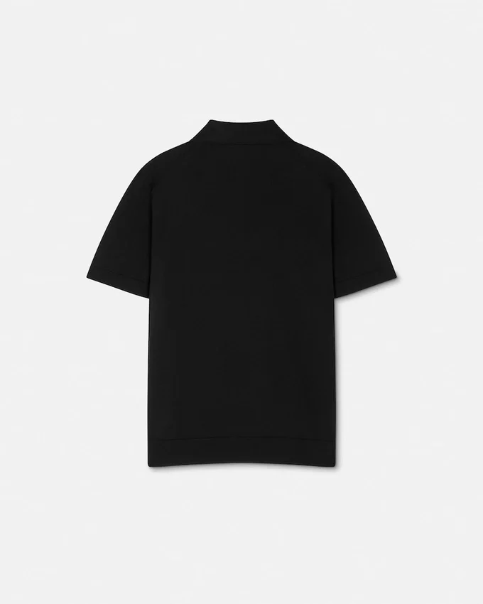 Silk-Cotton Knit Polo Silk-Cotton Knit Polo