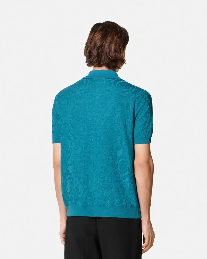 Silk-Cotton Knit Polo Silk-Cotton Knit Polo