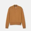 Silk-Cotton Knit Polo Cardigan Silk-Cotton Knit Polo Cardigan
