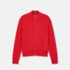 Silk-Cotton Knit Polo Cardigan Silk-Cotton Knit Polo Cardigan