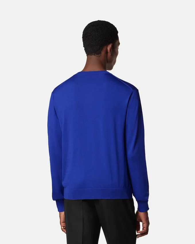 Silk-Cotton Knit V-Neck Sweater Silk-Cotton Knit V-Neck Sweater