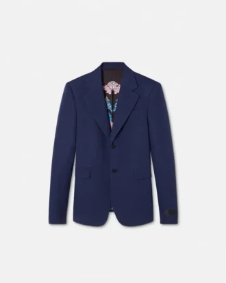 Single-Breasted Wool Blazer