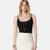 Stretch Crépe Jersey Draped Bodysuit Stretch Crépe Jersey Draped Bodysuit