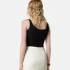 Stretch Crépe Jersey Draped Bodysuit Stretch Crépe Jersey Draped Bodysuit