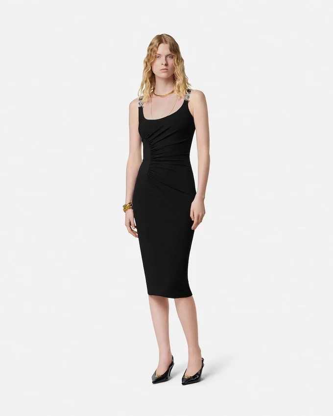 Stretch Crépe Jersey Midi Dress Stretch Crépe Jersey Midi Dress