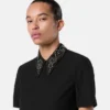 Studded Envers-Satin Top Studded Envers-Satin Top