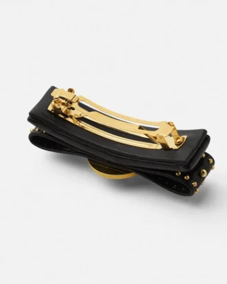 Studded Gianni Ribbon Hair Clip