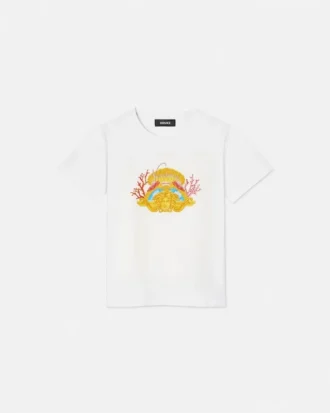 Studded Medusa Coral Kids T-Shirt
