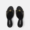 Studded Opera Bow Mules 85 mm Studded Opera Bow Mules 85 mm