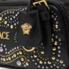 Studded Versace Tag Bowling Bag Studded Versace Tag Bowling Bag