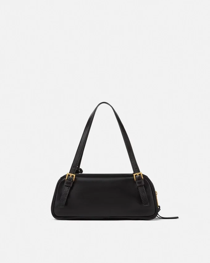 Studded Versace Tag Bowling Bag Studded Versace Tag Bowling Bag