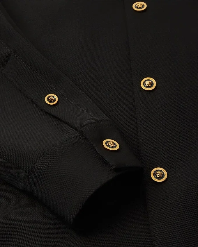 Studded Wool Overshirt Studded Wool Overshirt